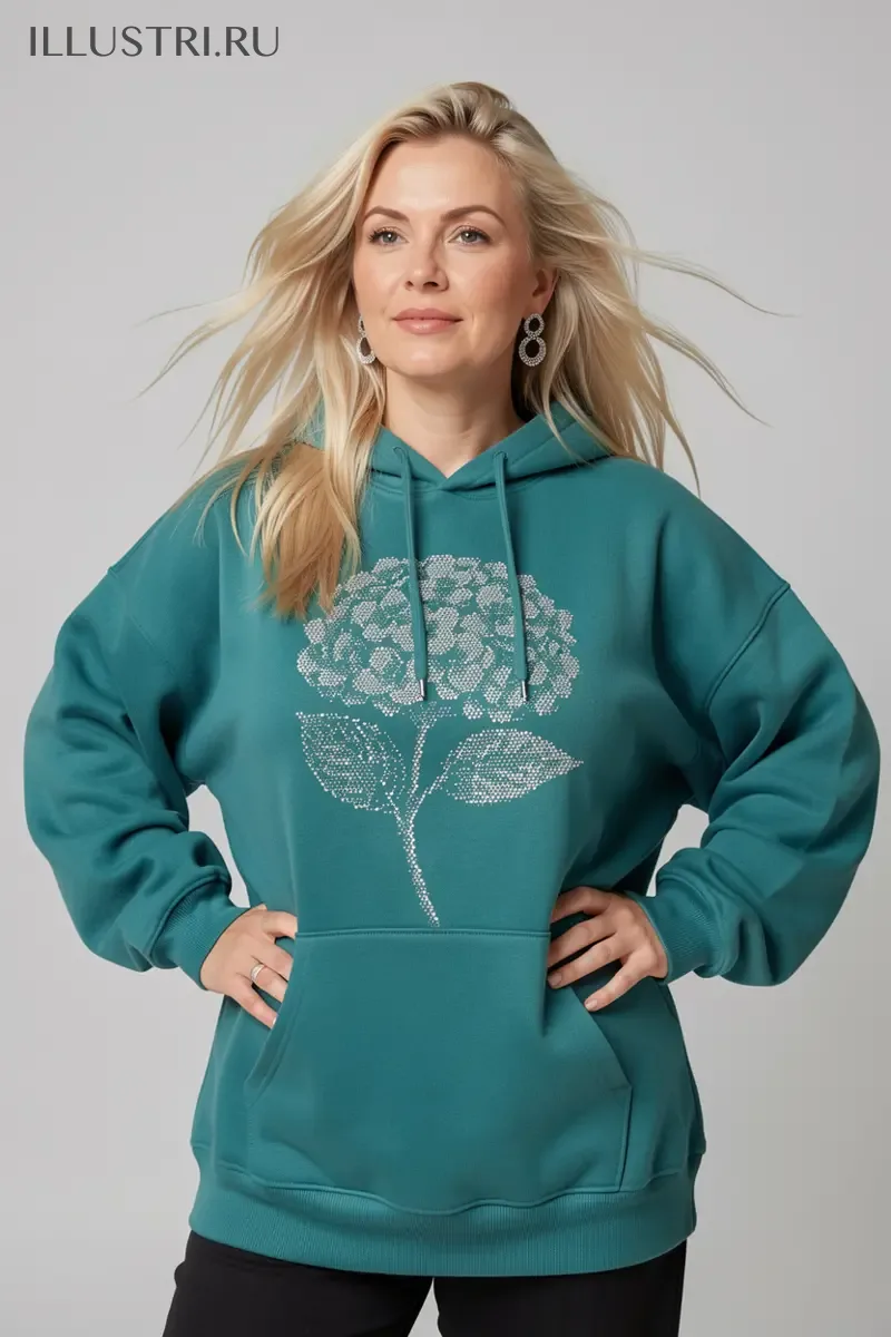 Визуализация Гортензия