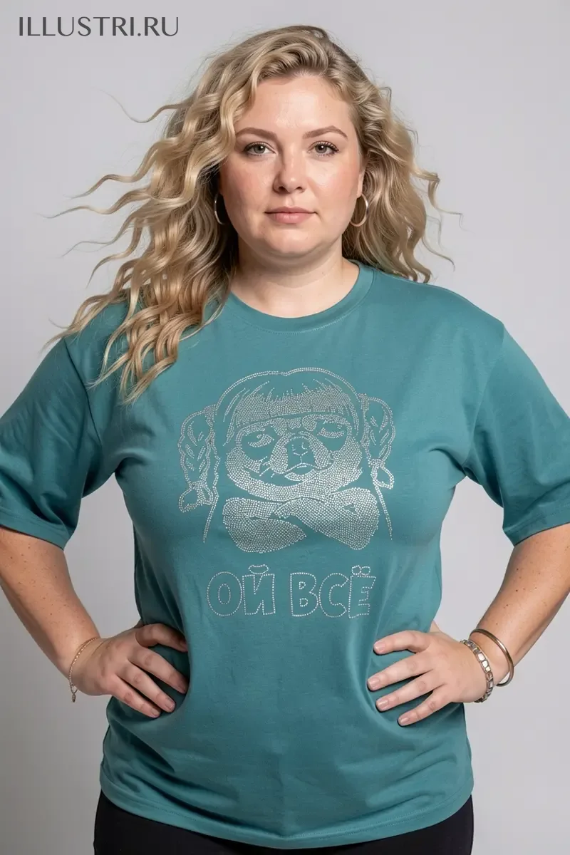 Визуализация Собачка с косичками