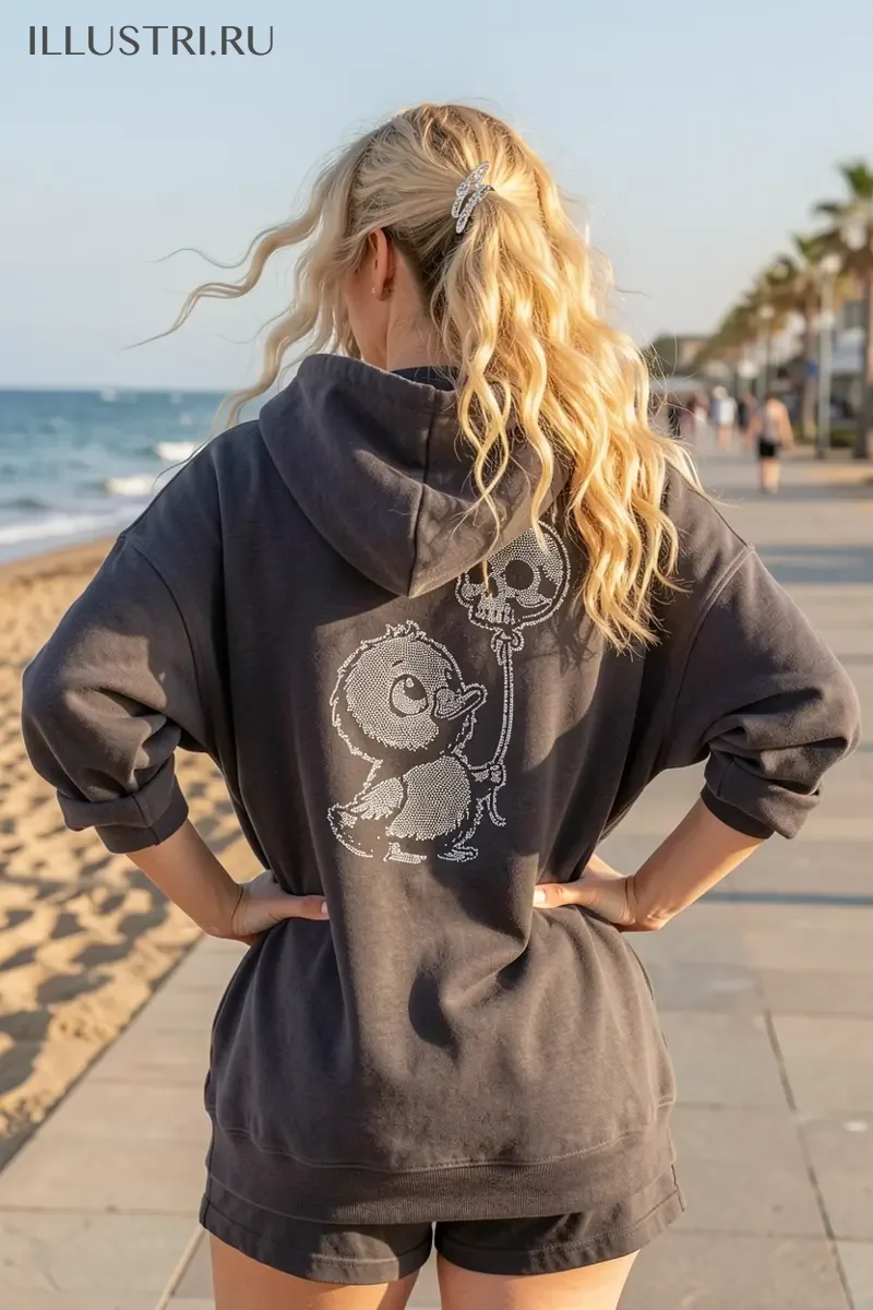 Визуализация Утенок с шариком