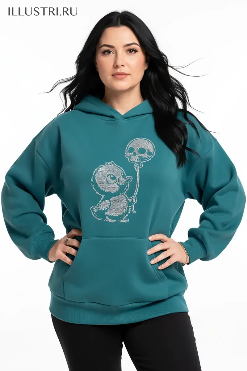 Визуализация Утенок с шариком