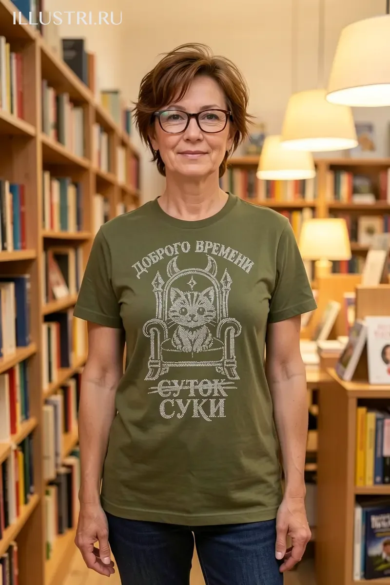 Визуализация Котенок на троне