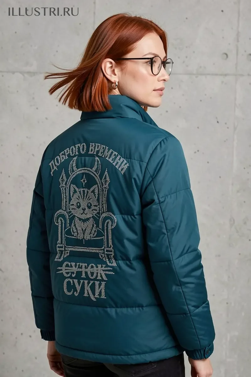 Визуализация Котенок на троне