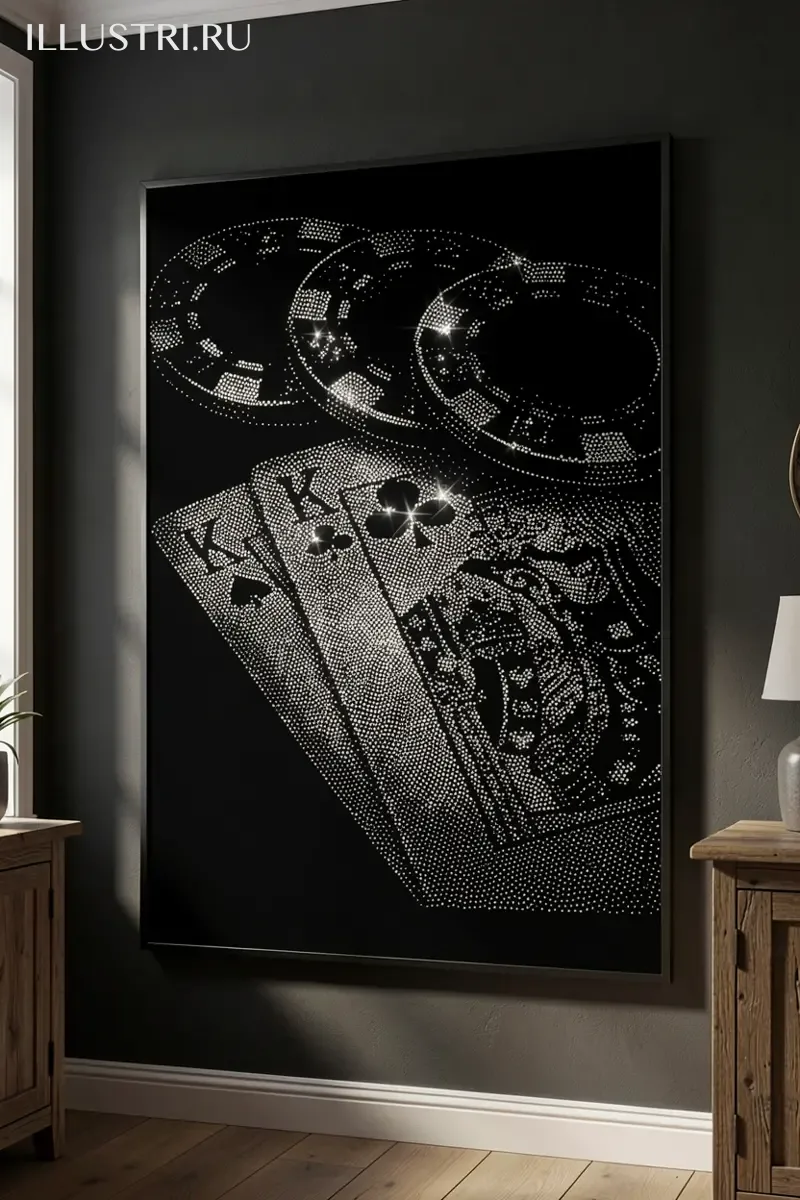 Визуализация Карты с фишками