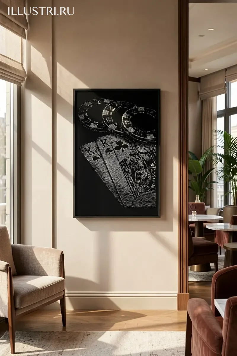 Визуализация Карты с фишками