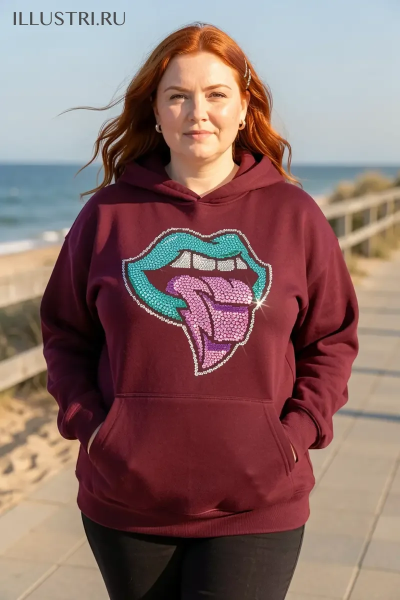 Визуализация Губы с языком