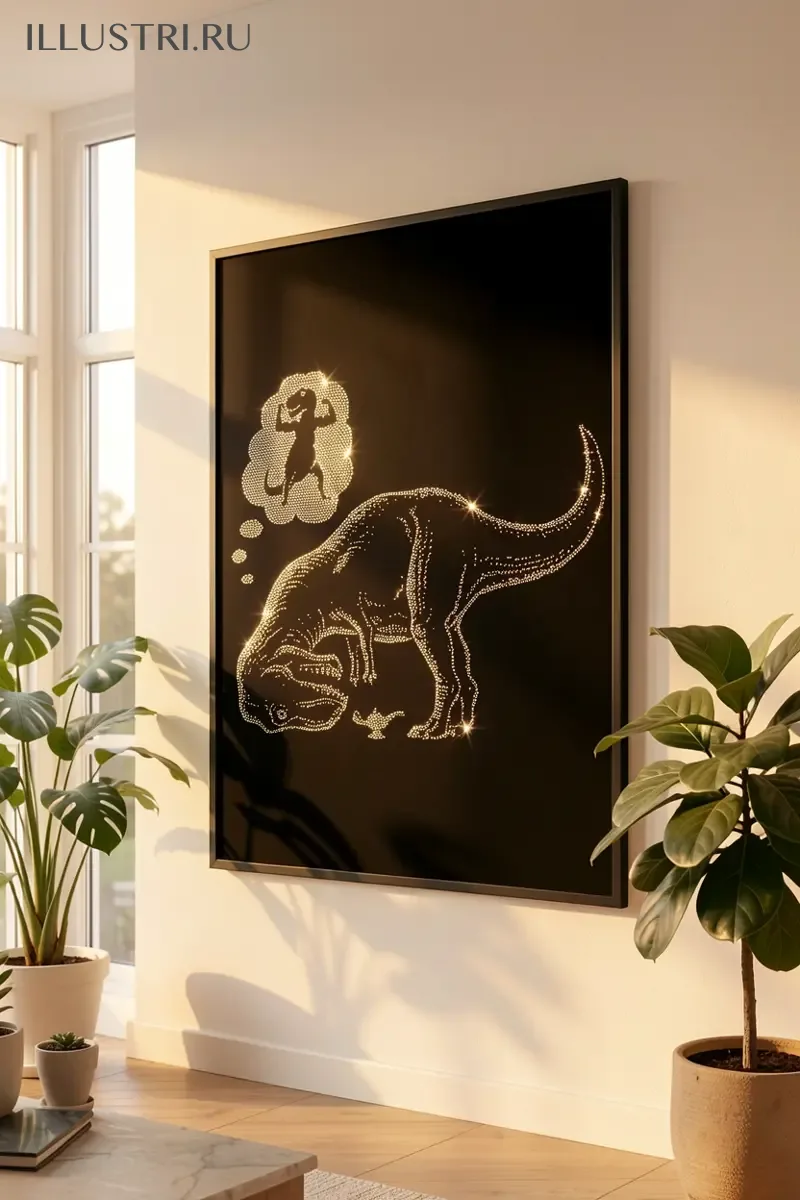 Визуализация Мечты  Тиранозавра