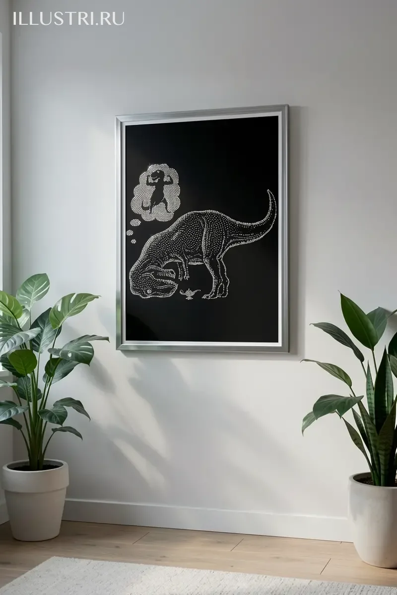 Визуализация Мечты  Тиранозавра