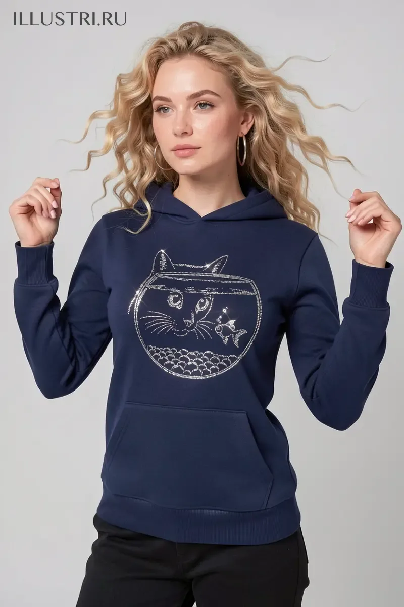 Визуализация Котик и аквариум