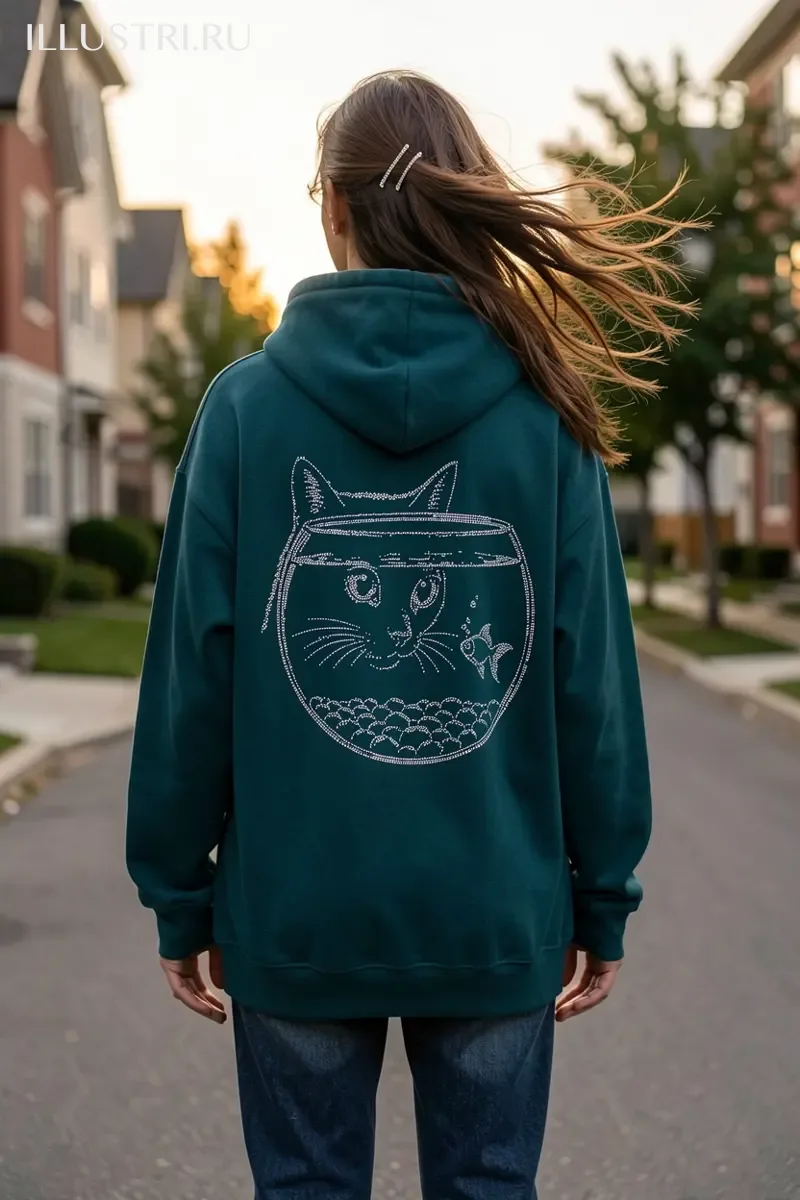 Визуализация Котик и аквариум