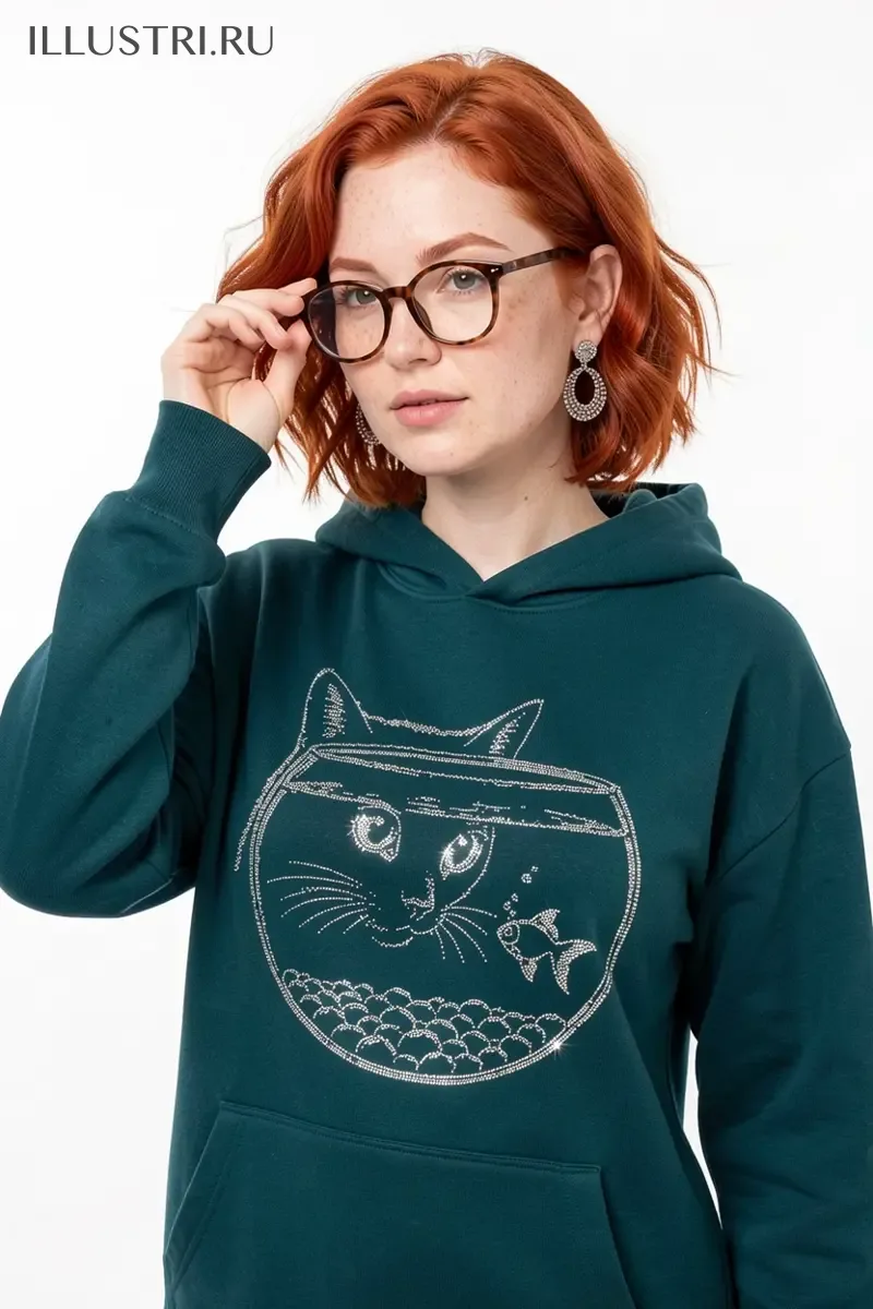 Визуализация Котик и аквариум