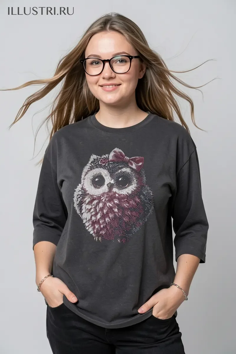 Визуализация Пушистый Совенок