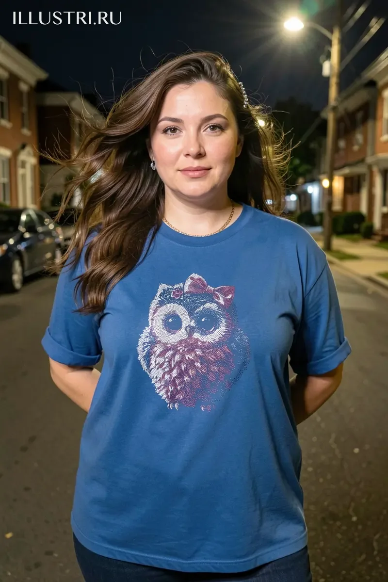 Визуализация Пушистый Совенок