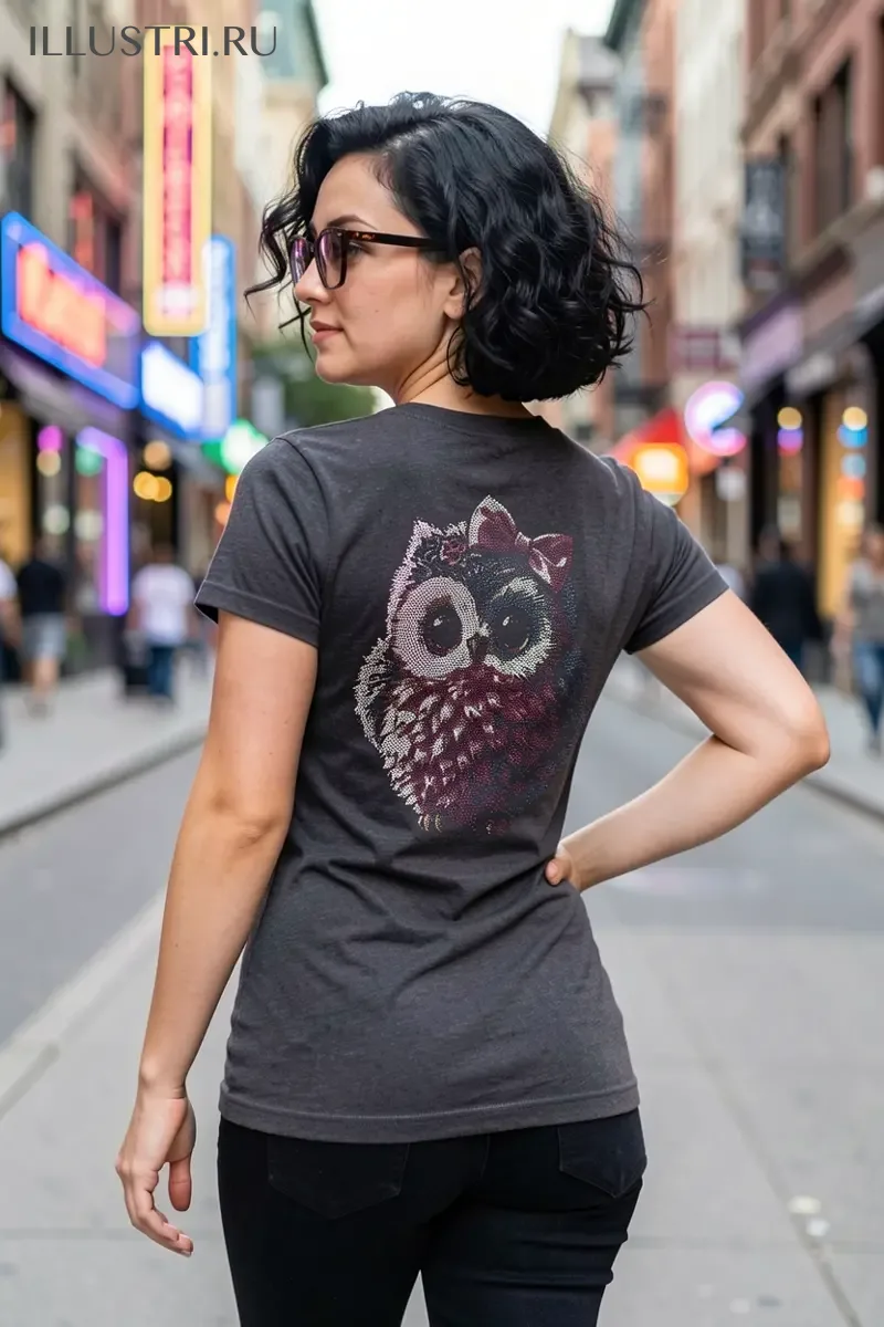 Визуализация Пушистый Совенок