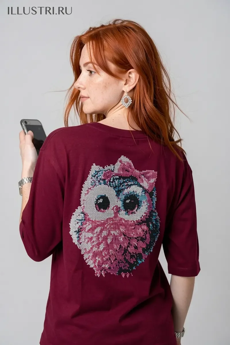 Визуализация Пушистый совенок