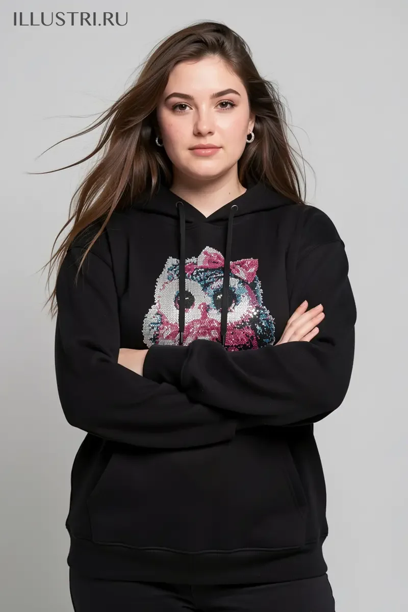 Визуализация Пушистый совенок