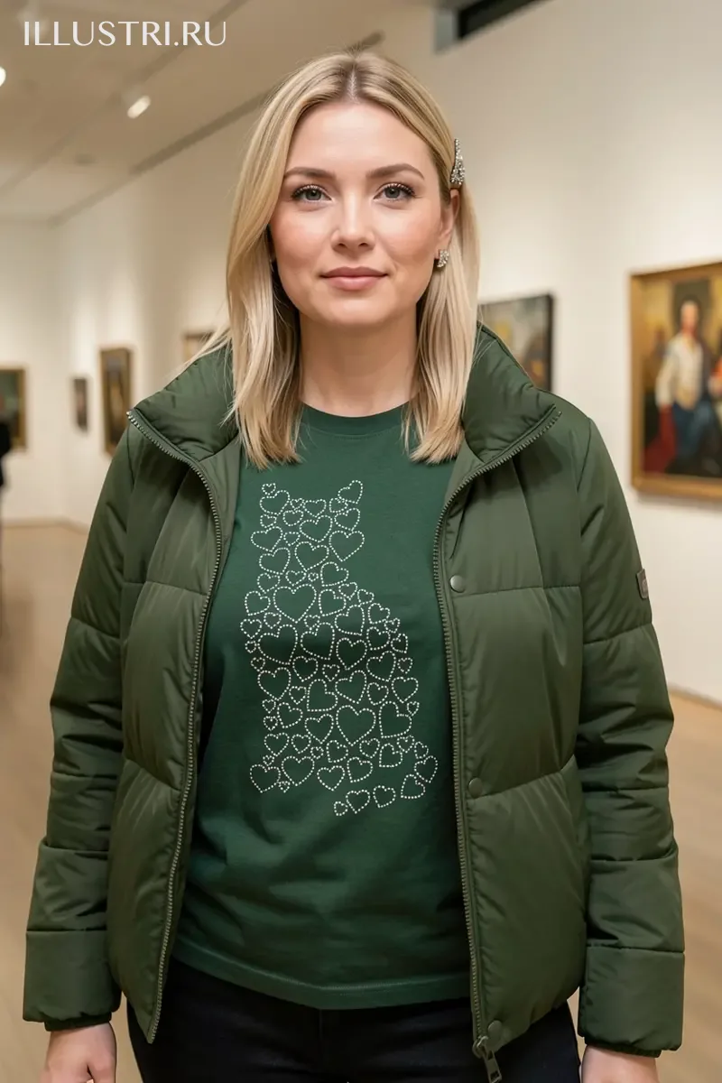 Визуализация Кот из сердечек