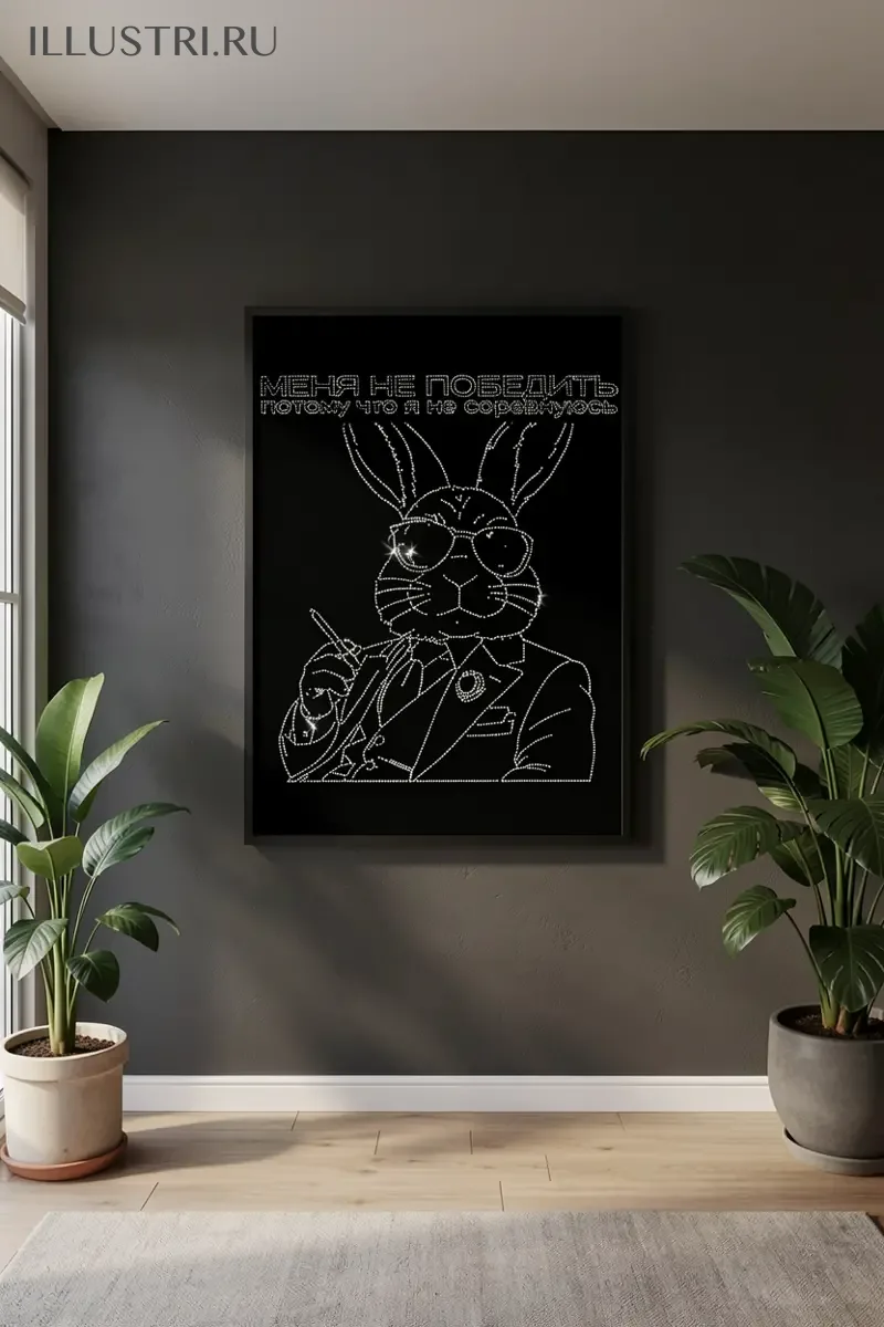 Визуализация Меня не победить потому что я не соревнуюсь