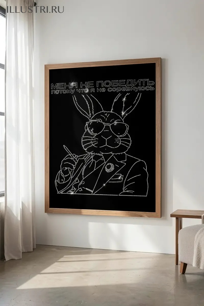 Визуализация Меня не победить потому что я не соревнуюсь