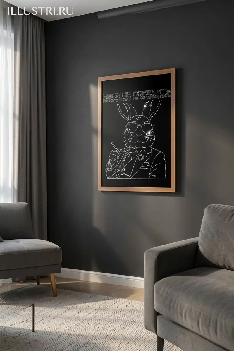 Визуализация Меня не победить потому что я не соревнуюсь