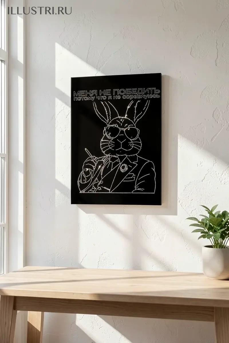 Визуализация Меня не победить потому что я не соревнуюсь