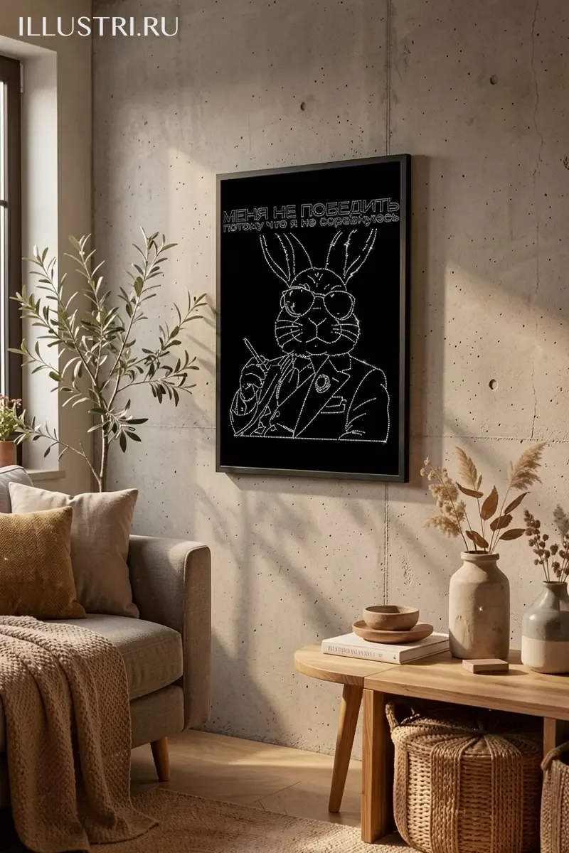 Визуализация Меня не победить потому что я не соревнуюсь