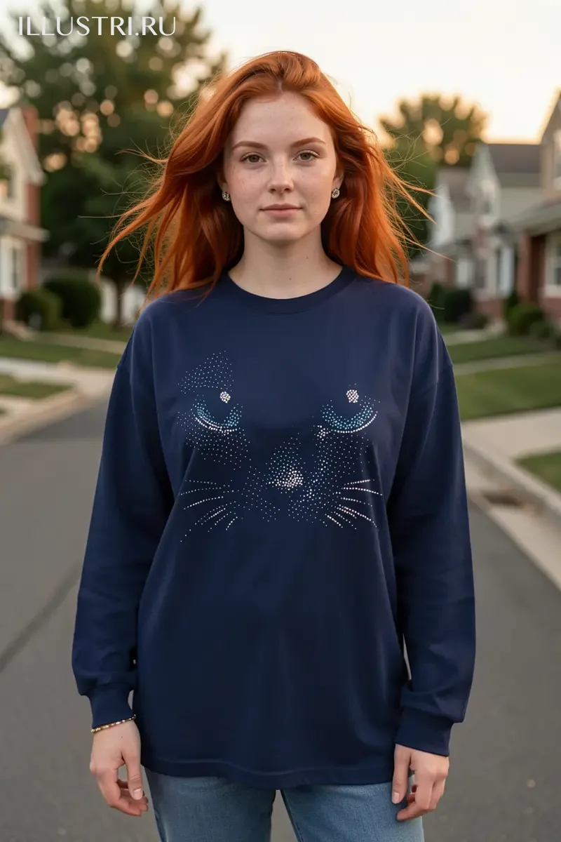 Визуализация Голубоглазая кошка