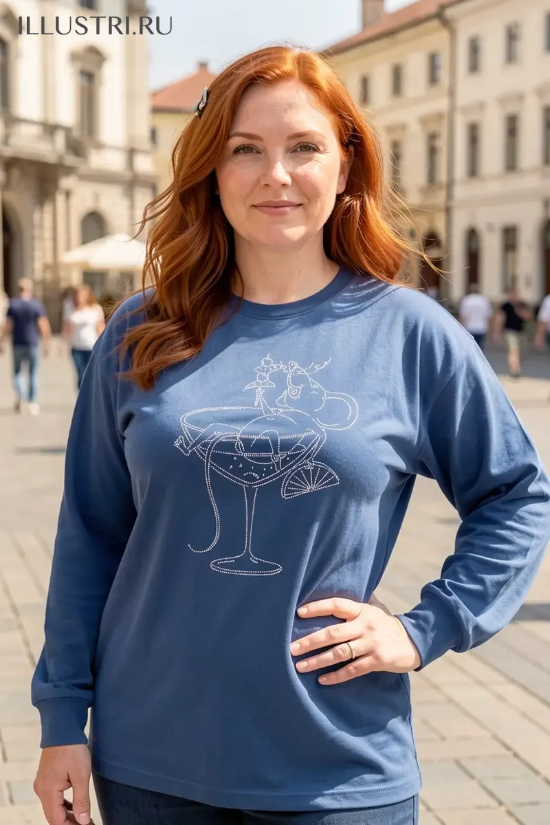 Визуализация Мышь в бокале