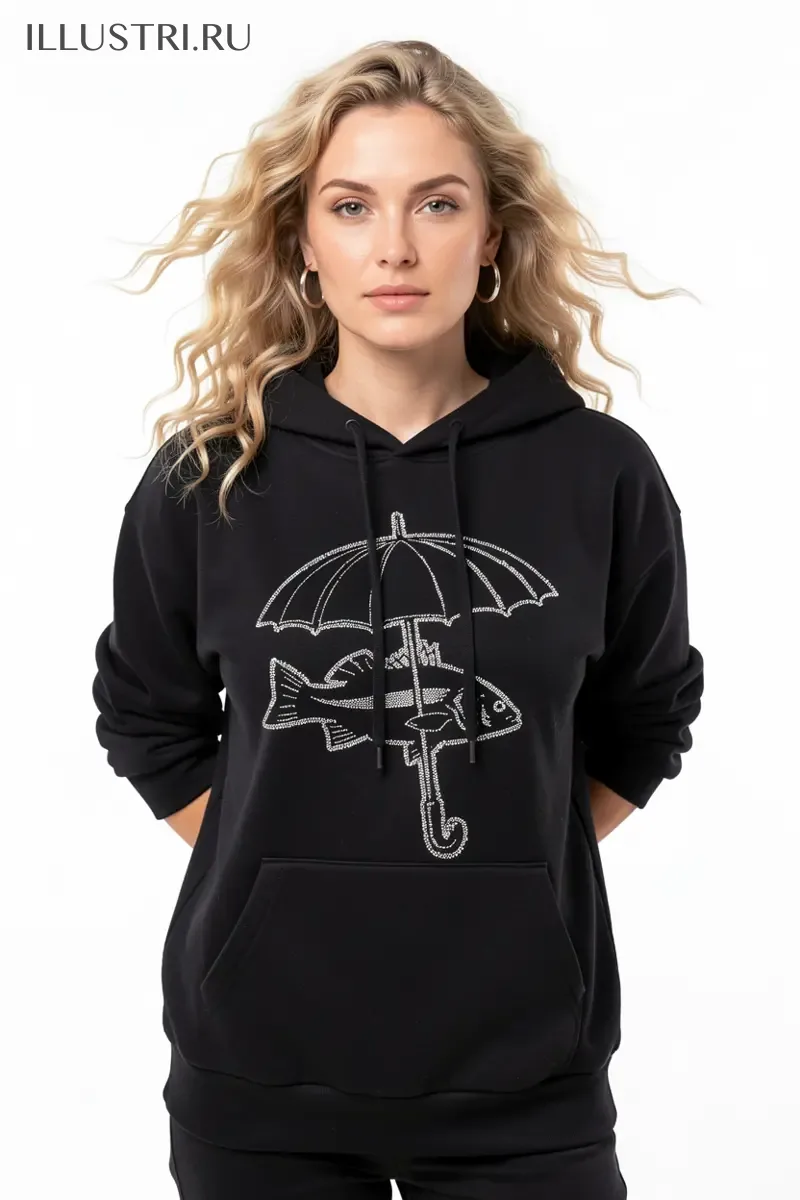 Визуализация Рыба под зонтом