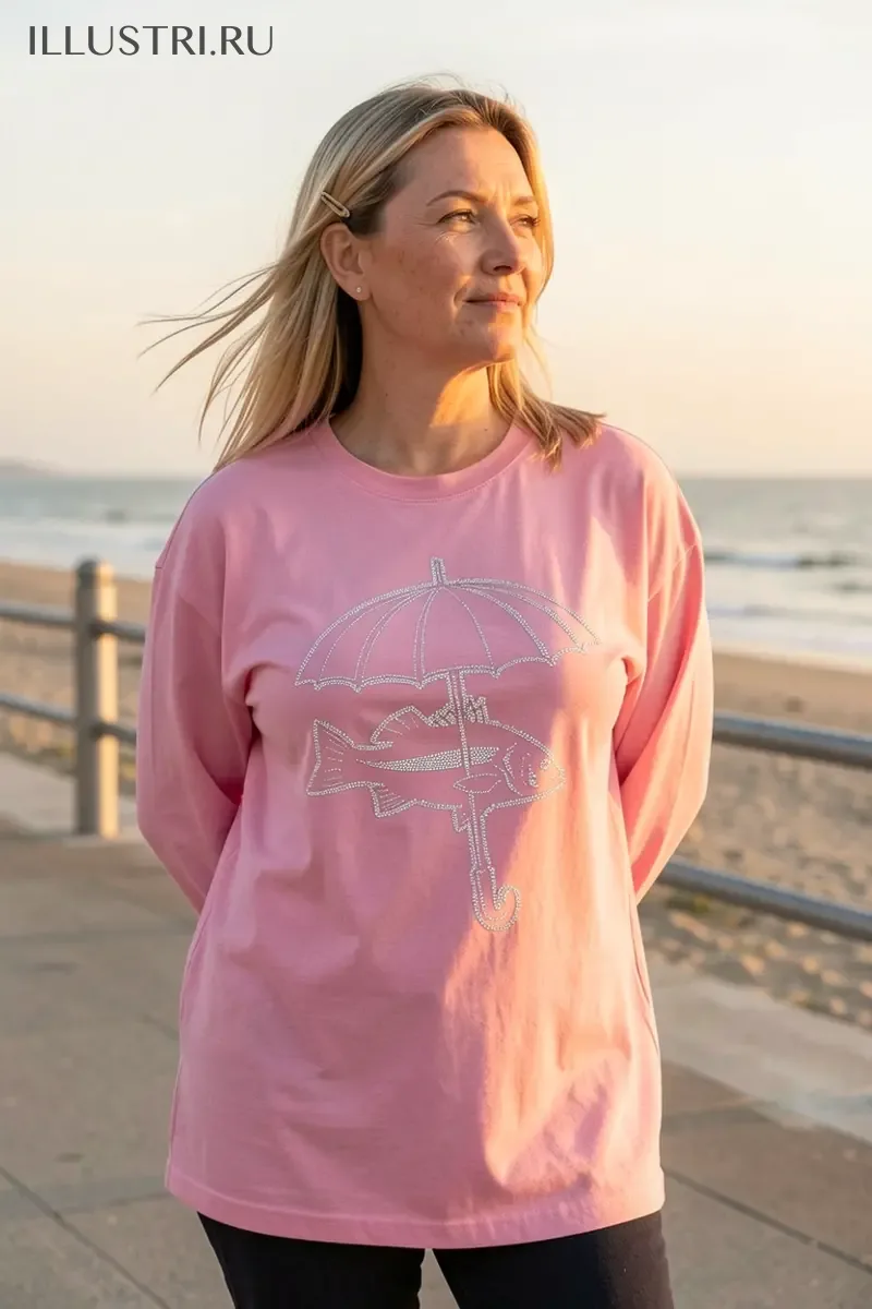 Визуализация Рыба под зонтом