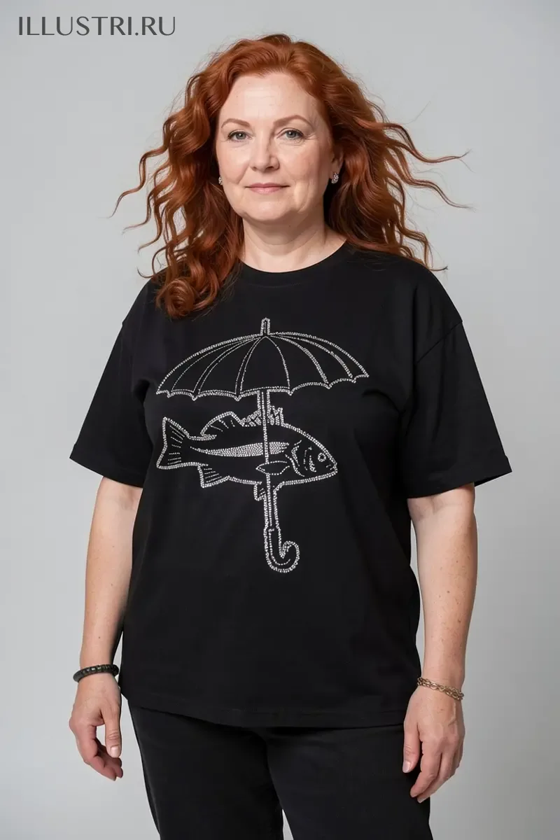 Визуализация Рыба под зонтом