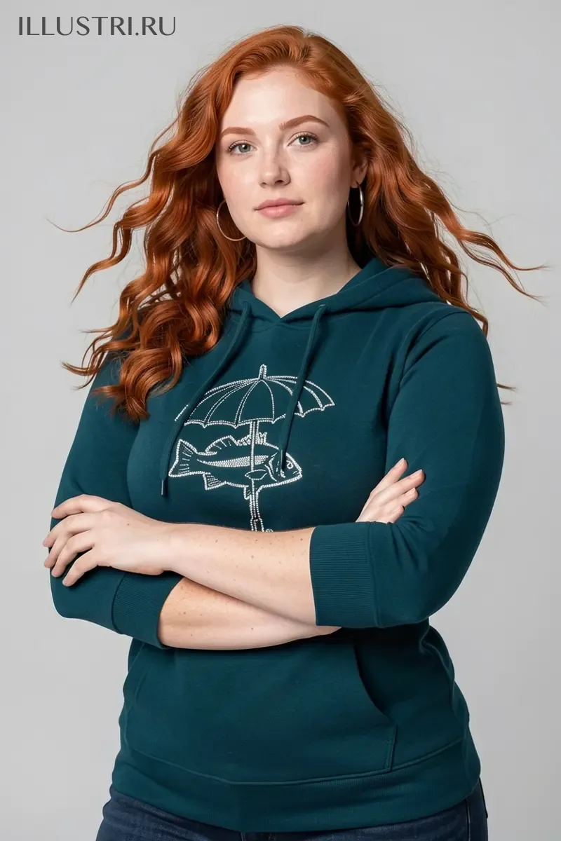 Визуализация Рыба под зонтом