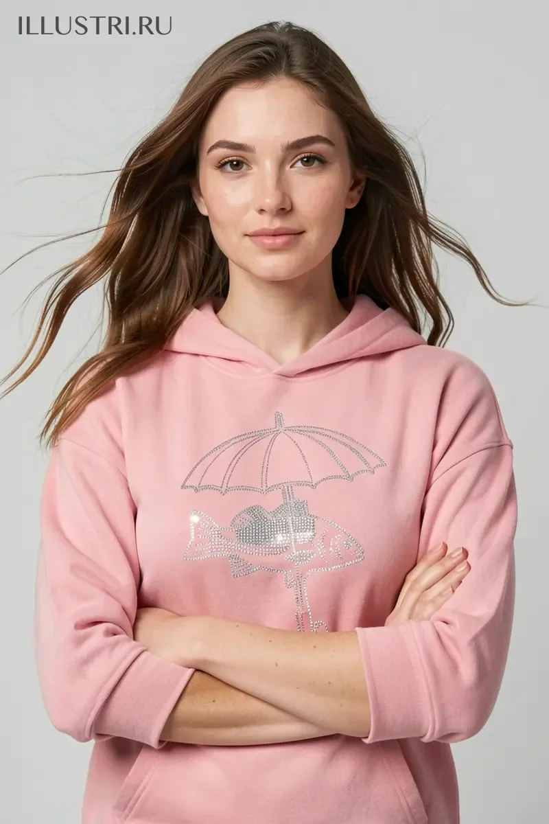 Визуализация Рыба под зонтом