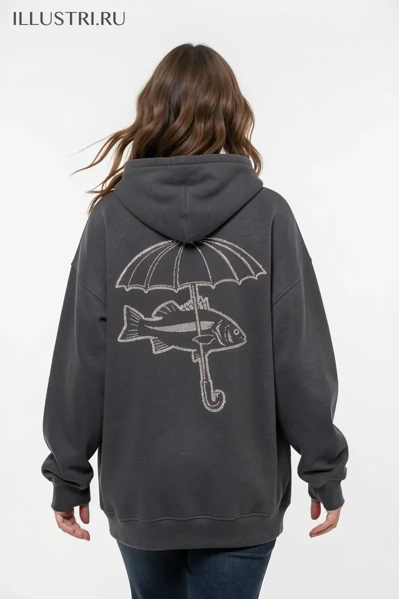 Визуализация Рыба под зонтом