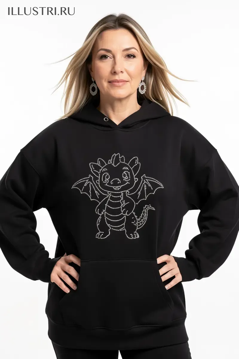 Визуализация Дракоша кристалл