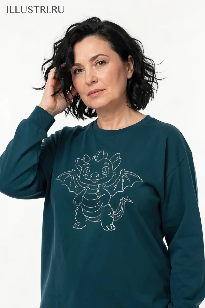 Визуализация Дракоша кристалл