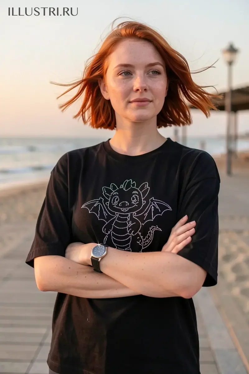 Визуализация Дракоша кристалл