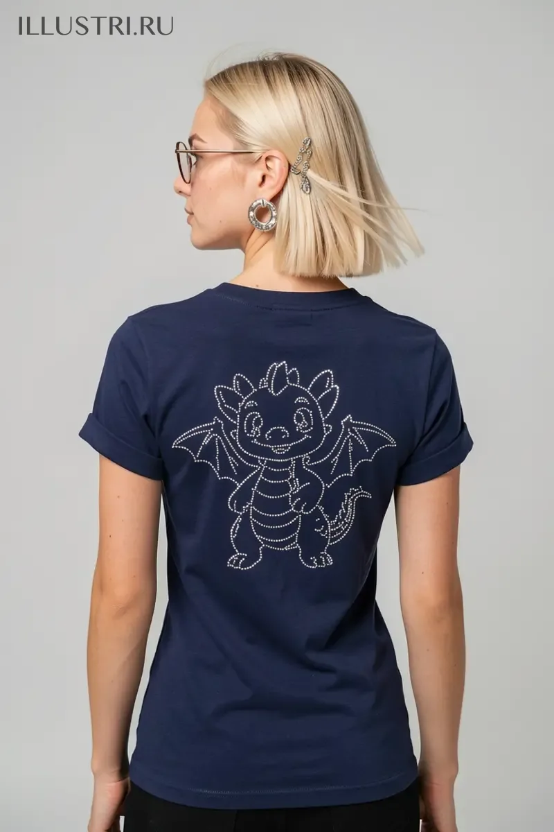 Визуализация Дракоша кристалл