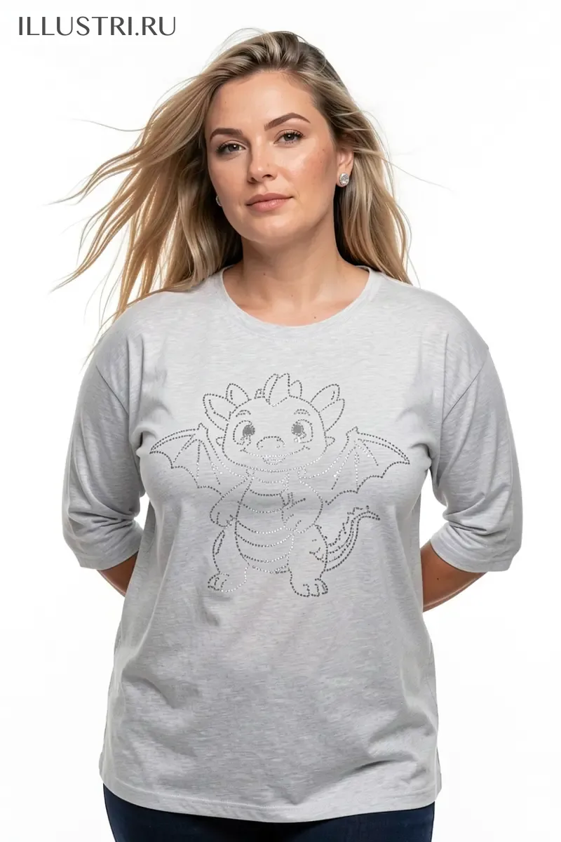 Визуализация Дракоша кристалл