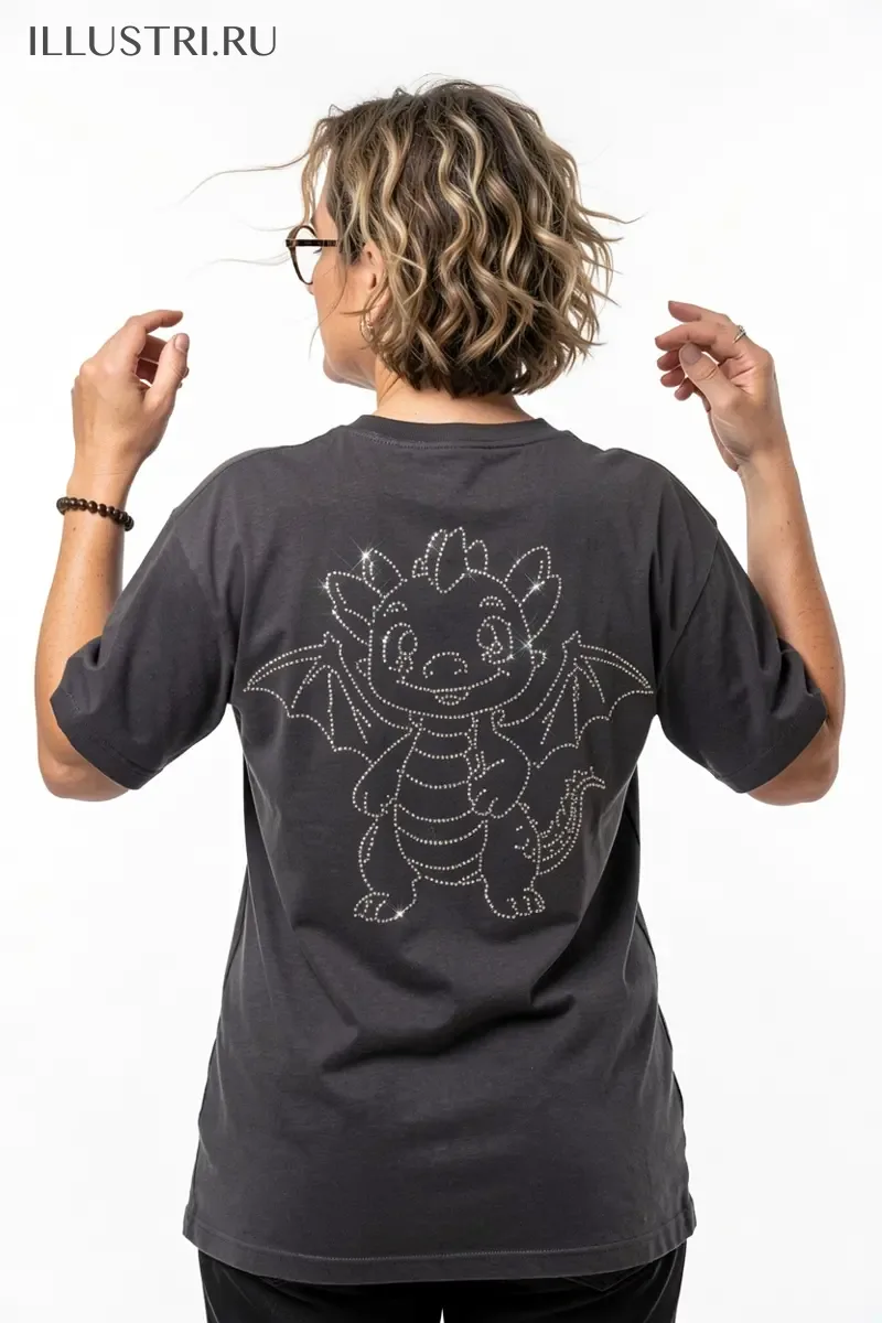 Визуализация Дракоша кристалл