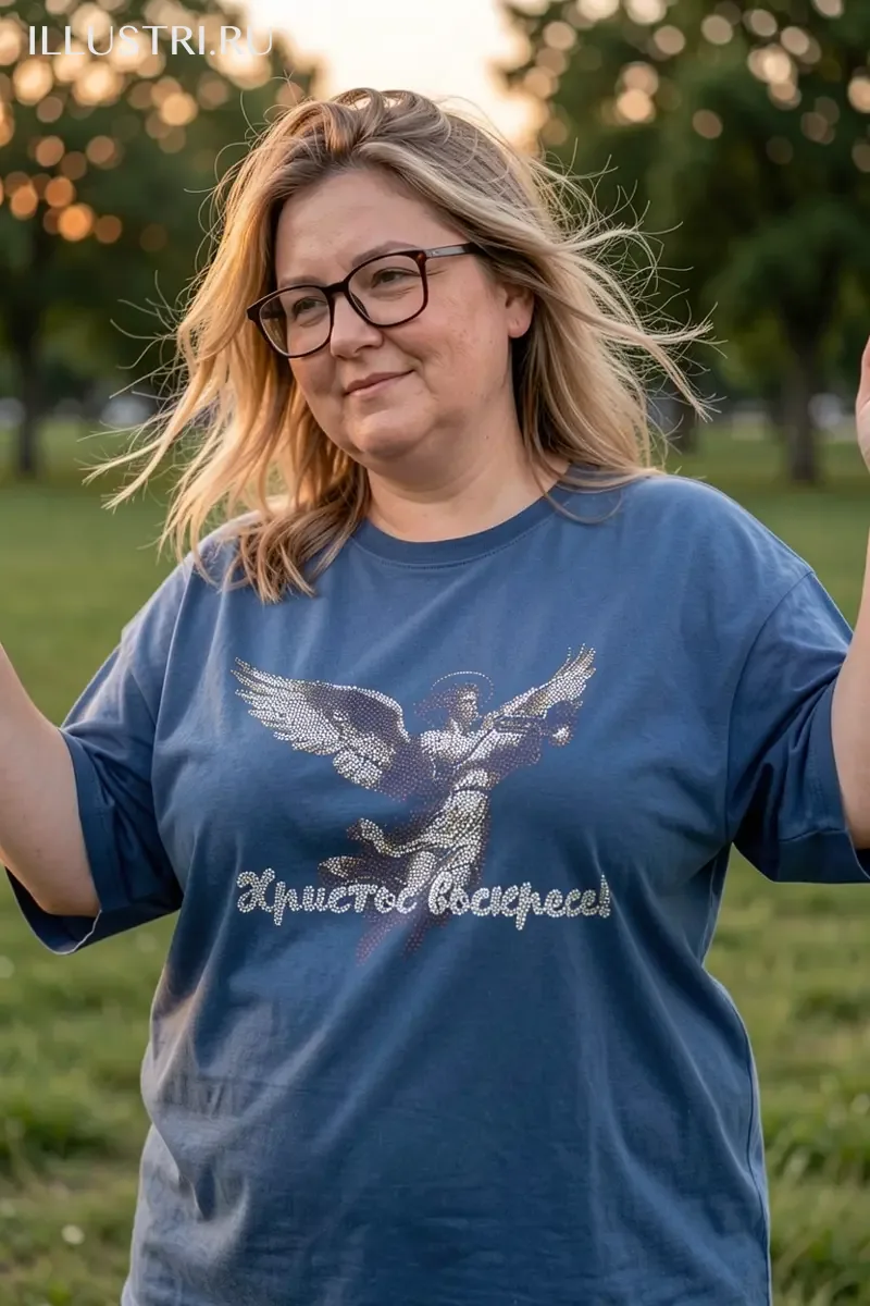 Визуализация Христос Воскресе с Ангелом