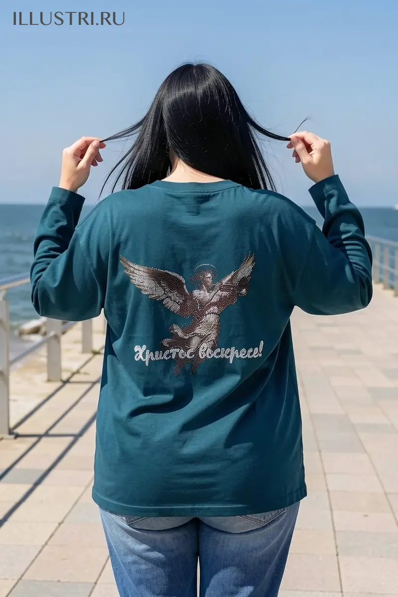 Визуализация Христос Воскресе с Ангелом