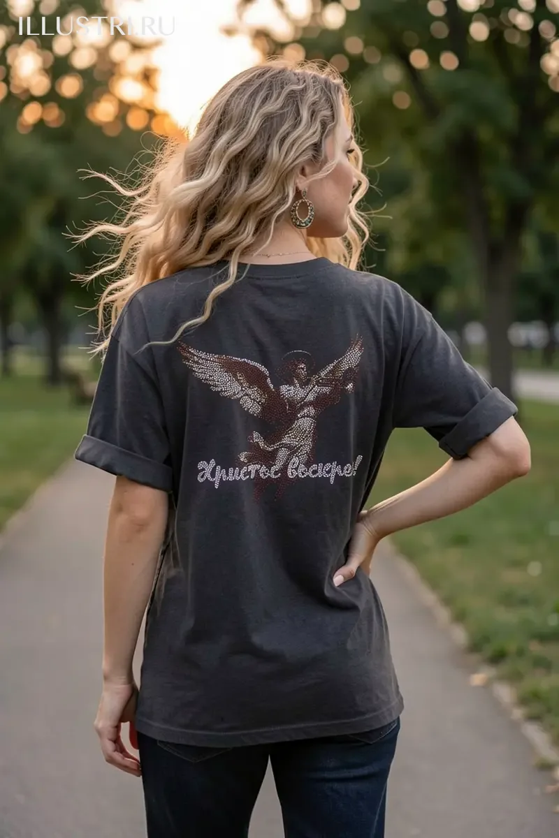 Визуализация Христос Воскресе с Ангелом