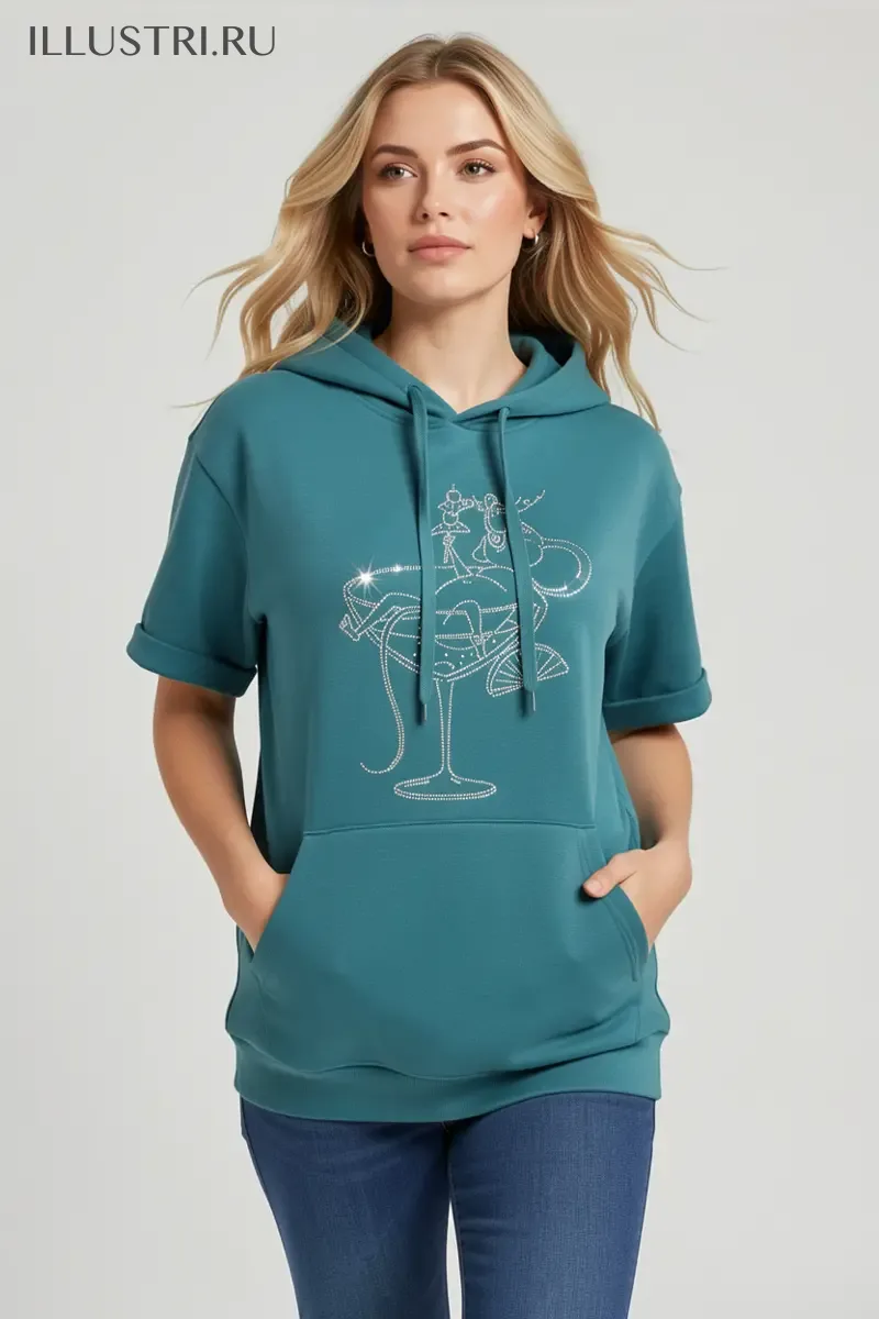 Визуализация Мышь в бокале