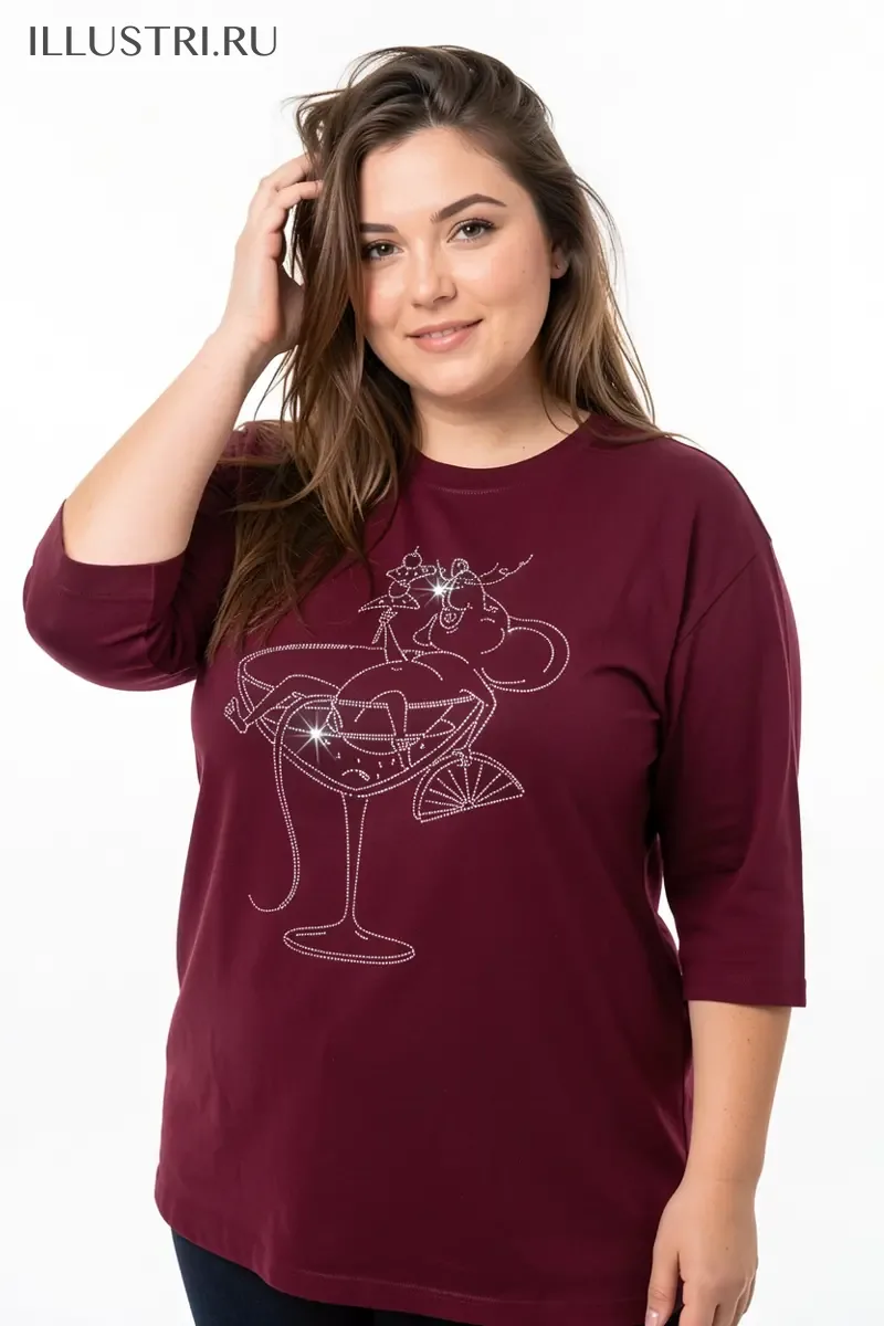 Визуализация Мышь в бокале