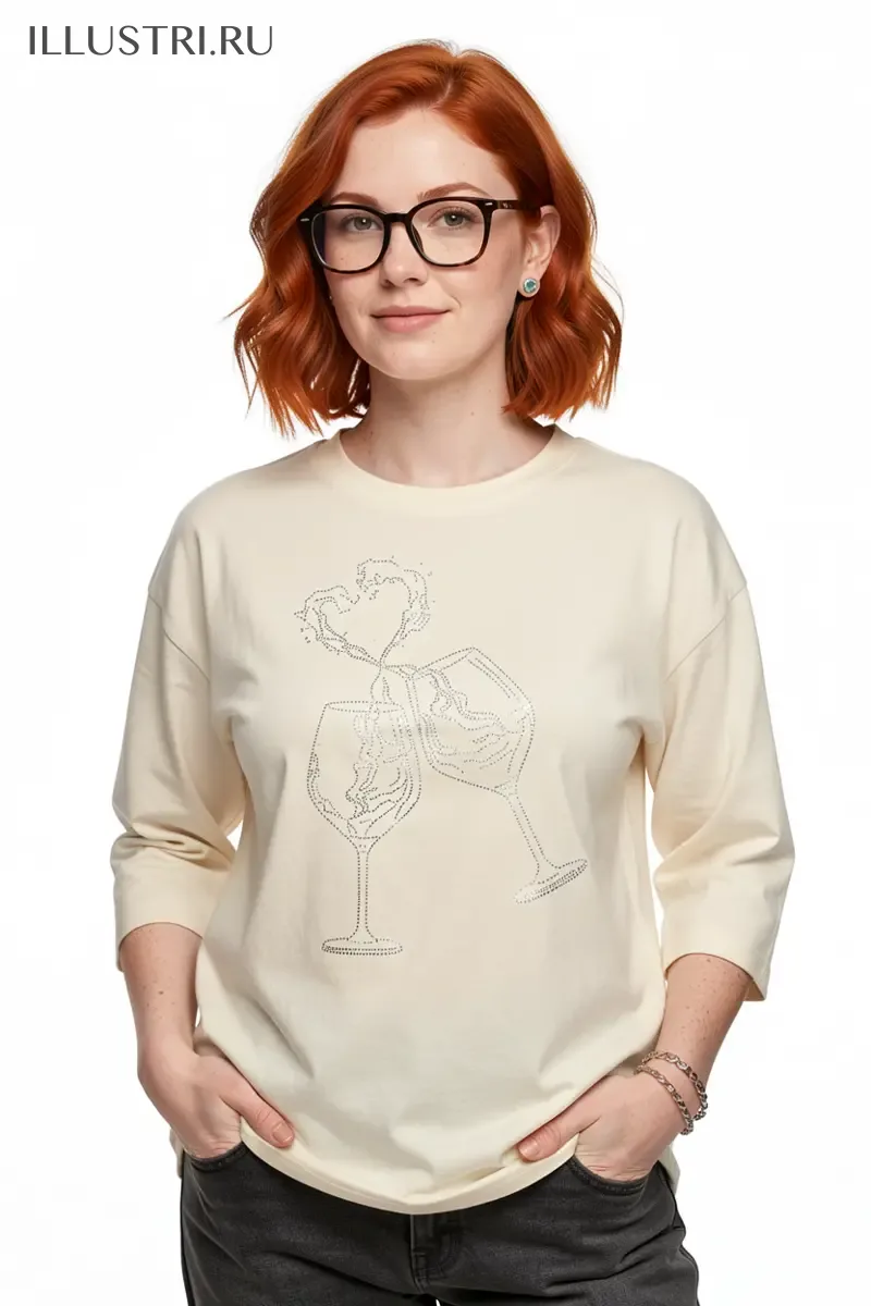 Визуализация Два бокала