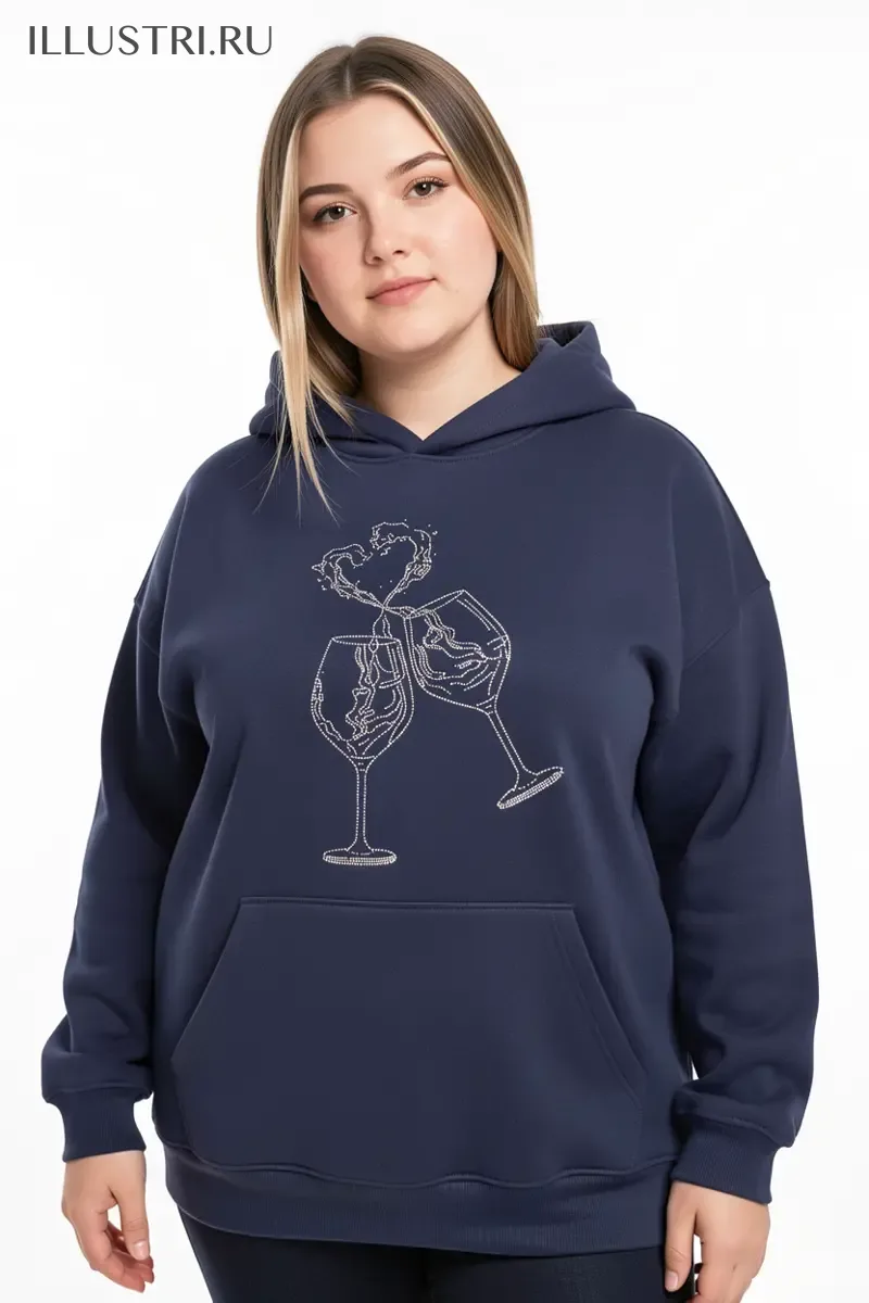 Визуализация Два бокала