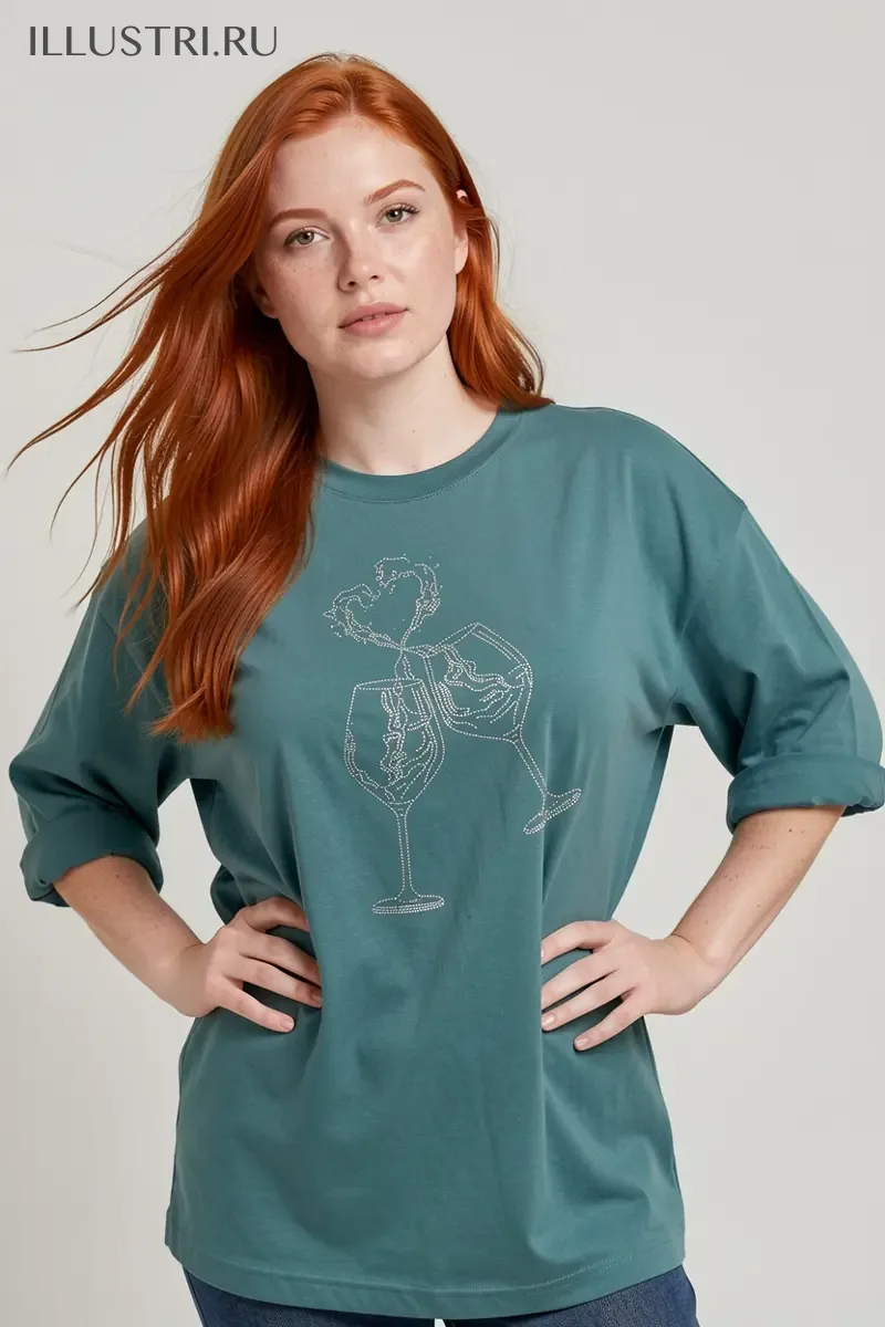 Визуализация Два бокала