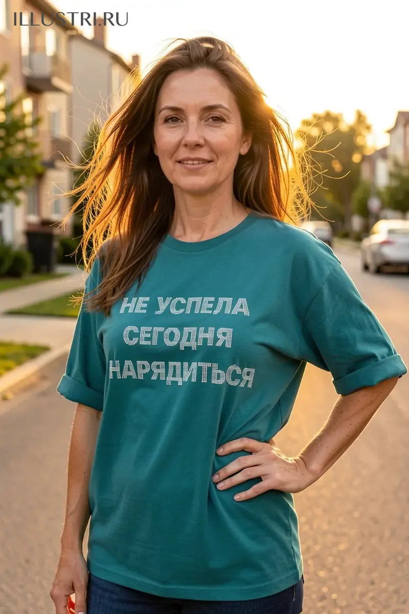 Визуализация Надпись - Не успела сегодня нарядиться