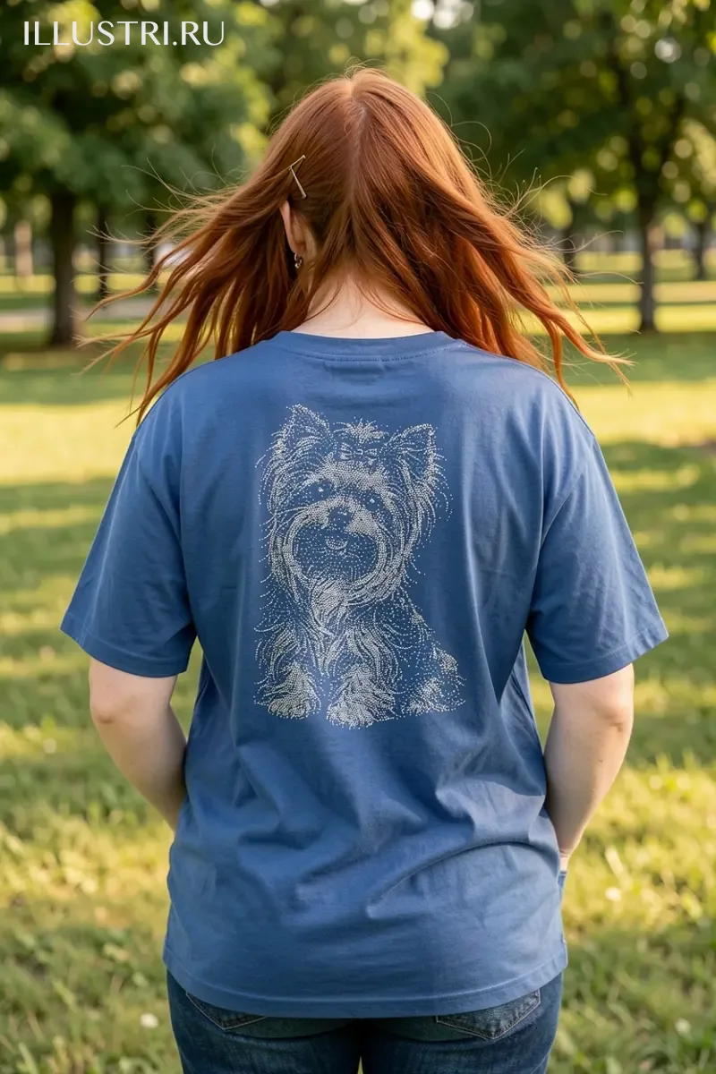 Визуализация Йоркширский терьер