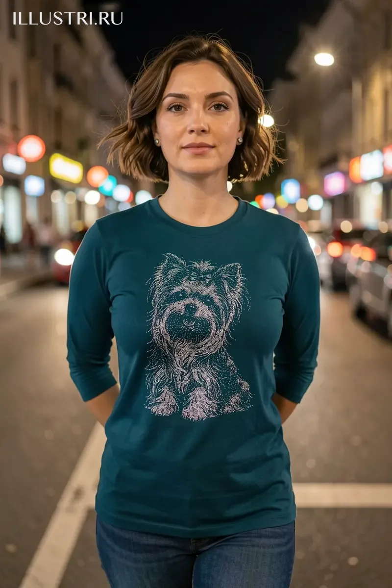 Визуализация Йоркширский терьер